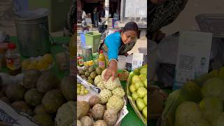 The Moat Popular Custard Apple Indian Street food shorts [upl. by Whitver]