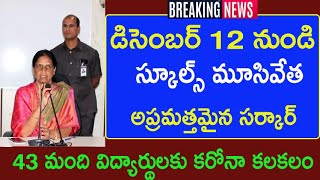 ఇప్పుడే అందిన వార్త శనివారం నుండి విద్యా సంస్థలు క్లోజ్ Telangana schools colleges Holidays news [upl. by Schaumberger456]