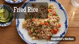 Speedy Veg Fried Rice 10Minute Recipe [upl. by Ytisahc148]