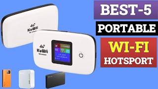 Top 5 Best Portable WiFi Hotspots of 2023 [upl. by Nnayecats336]