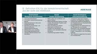 ESG  Die ECHTE Nachhaltigkeit Heuer Dialog Digital Talk powered by ASSIDUUS amp HANSAINVEST [upl. by Kliman73]