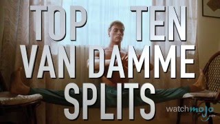 Top 10 JeanClaude Van Damme Splits Quickie [upl. by Acissehc904]