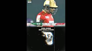 Sunil narine 57 15  🔥💀  shorts cricket [upl. by Rolyab378]