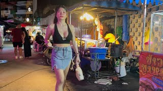 Thailand Pattaya nightlife street scenes So many pretty freelancers [upl. by Ursi]