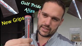 New Golf Pride Align Grips [upl. by Nnairam]