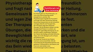 Physiotherapie deutschlernen germanlessons lernedeutsch learngerman foryou [upl. by Annait]