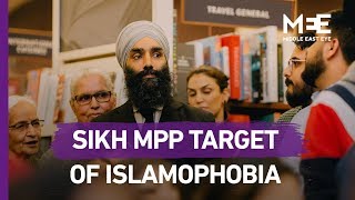 Canadian Sikh MPP target of Islamophobia [upl. by Smiley]