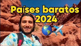 5 PAÍSES BARATOS PARA VIAJAR EN 2024  DESTINOS ECONÓMICOS [upl. by Aymik]