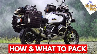 Motorcycle Touring Heres what to take and how to pack it [upl. by Milena]