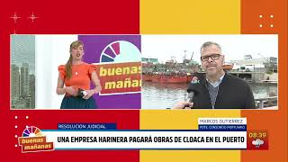 UNA EMPRESA HARINERA PAGARÁ OBRAS DE CLOACA EN EL PUERTO [upl. by Yawnoc]