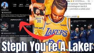 Steph Curry Headed To The Lakers [upl. by Tyrone]