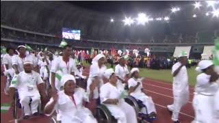 11èmes Jeux Africains Cérémonie Brazzaville 2015 [upl. by Evadne]