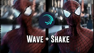 Wave  Shake Tutorial  Alight motion [upl. by Decrem]