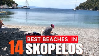 14 Best Beaches in Skopelos Island  Greece [upl. by Iahcedrom]