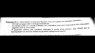 Glucides exercice corrige determination de la structure primaire de l ose [upl. by Aramad666]