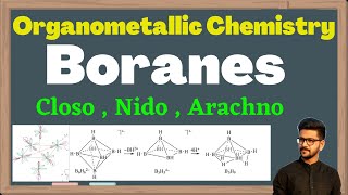 Boranes  Organometaliic Compounds  Metal Carbonyls  Clusters  CSIRNET  GATE  IIT JAM [upl. by Kauppi]