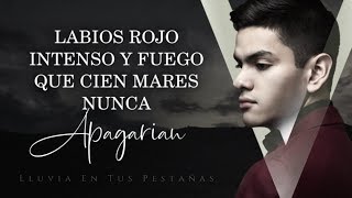 LETRA LLUVIA EN TUS PESTAÑAS  Virlan García Lyric Video [upl. by Samuele]