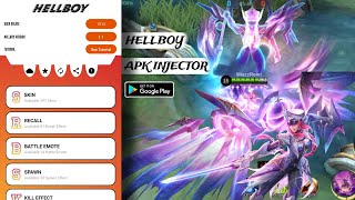 New Released Apk Injector 2024 Unlock All Skin MLBB  Hellboy Skin Tools Mobile Legends [upl. by Eiramrefinnej779]