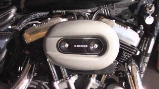 2009 Nightster Stock Exhaust [upl. by Fiden335]