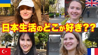 外国人に「日本に住む理由・日本生活の感想」を聞いてみた！【ワタシが日本に住む理由】 [upl. by Bina]