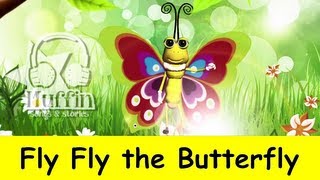 Fly Fly the Butterfly  Family Sing Along  Muffin Songs [upl. by Tjon788]