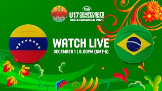 SEMIFINALS Venezuela v Brazil  Full Basketball Game South American U17 Womens Championship 2023 [upl. by Nirroc708]