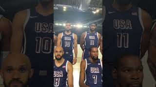 Team USA assembled 😮‍💨 Paris2024 x Basketball Shorts Olympics [upl. by Saixela242]