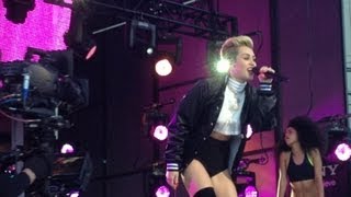 Miley Cyrus sings Party In The USA at Jimmy Kimmel Live [upl. by Nuawtna]