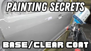 How to paint a BASE COATCLEAR COAT finish with amazing results [upl. by Ovid354]