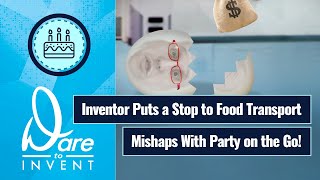 Inventor Puts a Stop to Food Transport Mishaps with Party on The Go [upl. by Akinoj949]