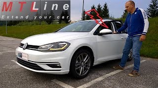 VW Golf 75 MY2018 – car alarm activation – vključitev alarmnega sistema [upl. by Reace]