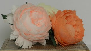 Crepe Paper PeonyPeonies [upl. by Wira]