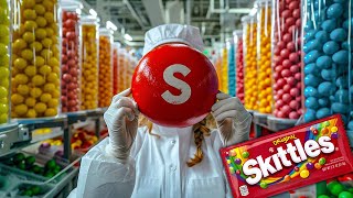 How Skittles Are Made In Factory [upl. by Hanad20]