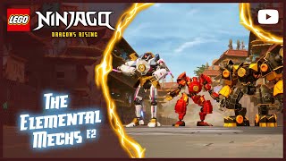 LEGO NINJAGO Dragons Rising  The Elemental Mechs  The Mech Master  E2 [upl. by Alrrats934]