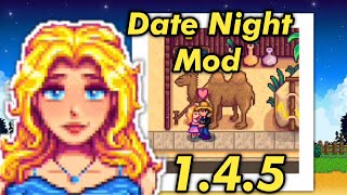 Stardew Valley Mod •• Date Night Mod on Mobile 2022 [upl. by Atinauq258]