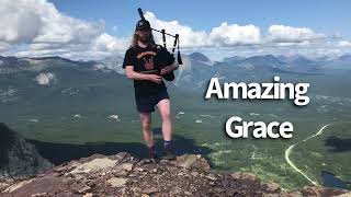 Amazing Grace on the Bagpipes on Tabletop Mountain [upl. by Ecnesse]