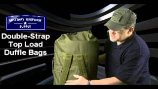 Double Strap Top Load Duffle Bags [upl. by Nodyroc81]