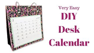 DIY Desk Calendar  Craft Fair Ideas [upl. by Colleen]