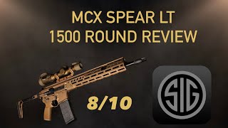 SIG Sauer MCXSpear LT 1500 Rounds Review quotThe Good Bad And The Uglyquot [upl. by Ree]