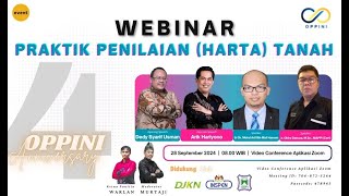 Webinar Internasional OPPINI quotPraktik Penilaian Harta Tanahquot [upl. by Nevada]