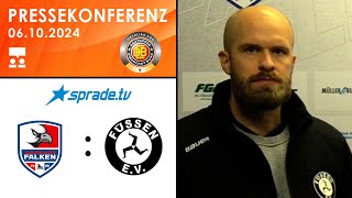 06102024  Pressekonferenz  Heilbronner Falken vs EV Füssen [upl. by Leugar]