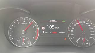 Kia Optima K5 JF FL SW 16 TGDI 180PS acceleration 0100 KMH [upl. by Icats530]