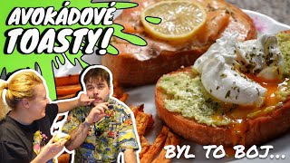 PROKLATÉ AVOKÁDOVÉ TOASTY👻 A BATÁTOVÉ HRANOLKY  ZVLÁDLI JSME TO😅  RECEPT [upl. by Vivyan]