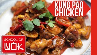 Deliciously Spicy Chinese Kung Pao Chicken Recipe [upl. by Mcmurry]