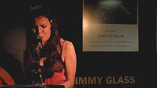 MELISSA ALDANA TRIO plays Without A Song live at Jimmy Glass Jazz Bar 2017 [upl. by Annav]