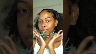 how to do a sleek low puff on curly hair curlyhairstyles naturalhairstyles [upl. by Roht]