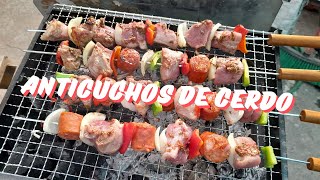 Anticuchos de cerdo [upl. by Ashwell437]