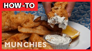 Fish amp Chips with Fresh Tartar Sauce [upl. by Shuma646]