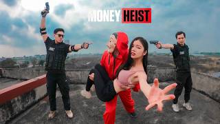 MONEY HEIST PARKOUR vs POLICE  RESCUE and ESCAPE Epic Parkour Chase [upl. by Durand]