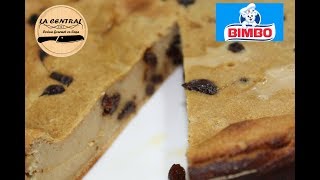 ✔COMO HACER TORTA BUDIN DE PAN SUPER FACIL CON PAN BIMBO✔  LA CENTRAL [upl. by Euv]